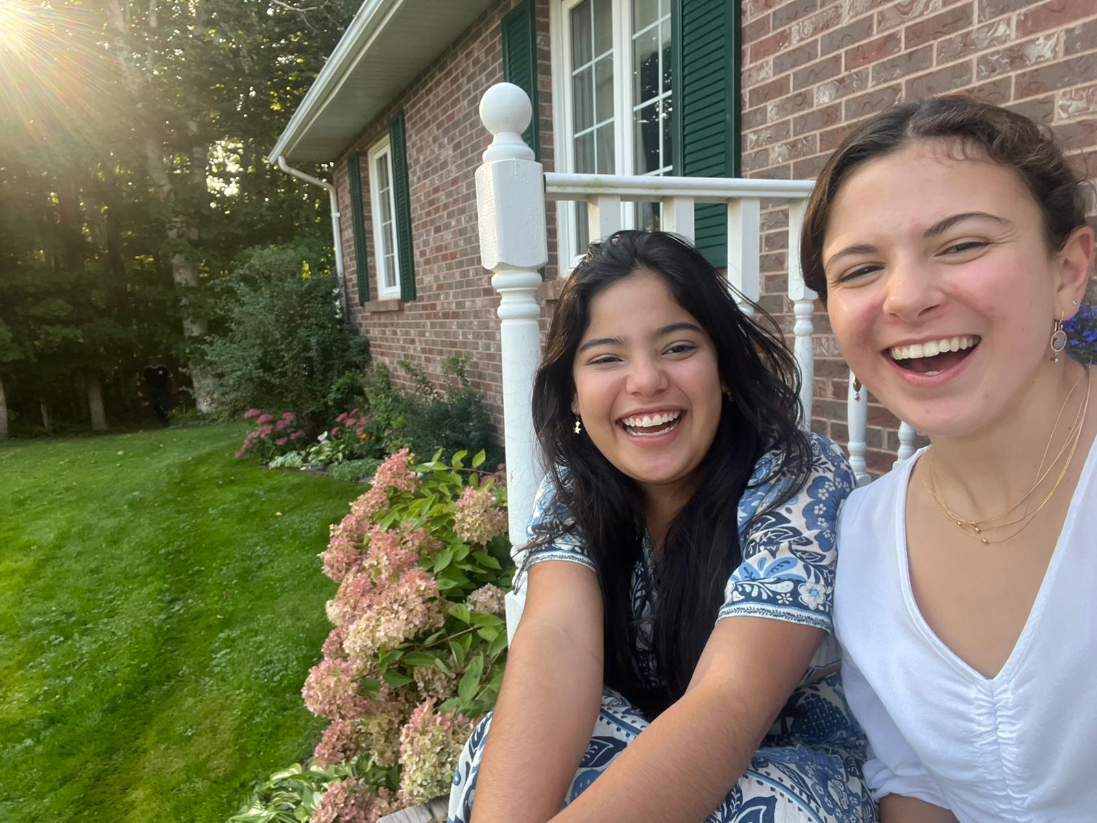 Group selfie during an excursion