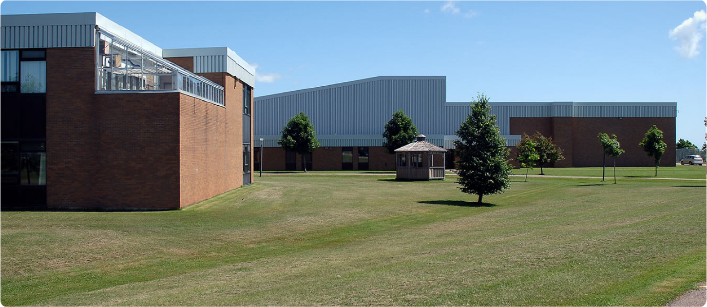 PEI School Building Exterior